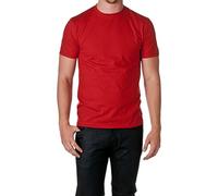 Fruit Of The Loom Mens HD Cotton Short Sleeve Crew Pocket T-Shirt, XL, True Red