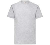 Fruit Of The Loom Mens HD Cotton Short Sleeve Crew T-Shirt, 4XL, Ash