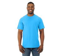 Fruit Of The Loom Mens HD Cotton Short Sleeve Crew T-Shirt, M, Pacific Blue