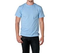 Fruit Of The Loom Mens HD Cotton Short Sleeve Crew T-Shirt, XL, Light Blue