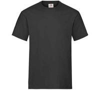 Fruit of the Loom Men's Heavy Cotton T-Shirt in Black | Size: 2XL Fruit Of The Loom Black 2XL