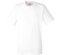 Fruit Of The Loom Men's Heavy Cotton T-Shirt, White, Large