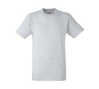 Fruit of the Loom Mens Heavy T-Shirt Heather Grey Small