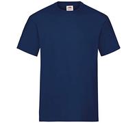 Fruit of the Loom Men's Heavy T Shirt, Navy, XXL UK