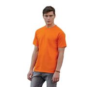 Fruit of the Loom Men's Heavy T-Shirt, Orange, Medium