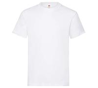 Fruit of the Loom Men's Heavy T Shirt, White, 3XL UK