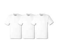 Fruit of the Loom Men's Heavy T Shirt, White, XXL UK