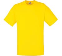 Fruit of the Loom Men's Heavy T-Shirt, Yellow, Large