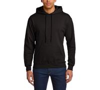 Fruit of the Loom Men's Hooded Pullover Sweatshirt, Black, Large (Brand Size: 52/54)
