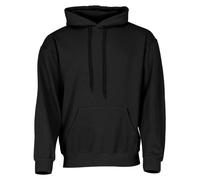 Fruit of the Loom Men's Hooded Pullover Sweatshirt, Black, Large (Brand Size: 52/54)