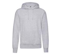 (2XL, Heather Grey) Fruit Of The Loom Mens Hooded Sweatshirt / Hoodie