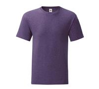 Fruit of the Loom Men's Iconic 150 Heather T-Shirt in Purple | Size: Large Fruit Of The Loom Purple L