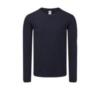 Fruit of the Loom Men's Iconic 150 Long-Sleeved T-Shirt in Mid Navy | Size: XL Fruit Of The Loom Mid Navy XL