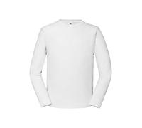 Fruit of the Loom Men's Iconic 195 Premium Long Sleeve Crew Neck T-shirt