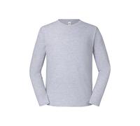 Fruit of the Loom Mens Iconic 195 Premium Long-Sleeved T-Shirt (Heather Grey) - Size 3XL