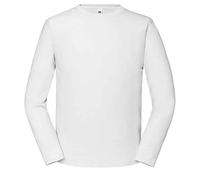 Fruit of the Loom Men's Iconic 195 Premium Long-Sleeved T-Shirt in White | Size: Medium Fruit Of The Loom White M