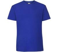 Fruit of the Loom Men's Iconic 195 Ringspun Premium T-Shirt in Blue | Size: Small Fruit Of The Loom Blue S