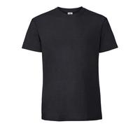 Fruit of the Loom Mens Ringspun Premium Tshirt (L UK) (Black)