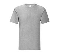 Fruit of the Loom Men's Iconic Heather T-Shirt in Grey | Size: 2XL Fruit Of The Loom Grey 2XL