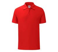 Fruit of the Loom Mens Iconic Polo Shirt (XXL) (Red)