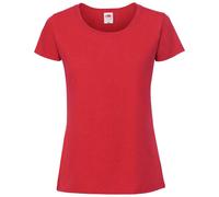 Fruit of the Loom Men's Iconic Ringspun Cotton T-Shirt in Red | Size: XS Fruit Of The Loom Red XS