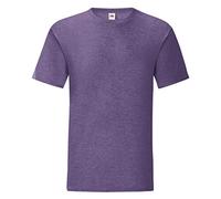 (3XL, Heather Purple) Fruit Of The Loom Mens Iconic T-Shirt