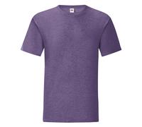 Fruit of the Loom Mens Iconic T-Shirt (Pack of 5) (Heather Purple) - Multicolour - Size Medium