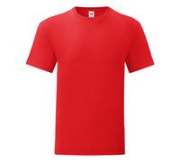 Fruit of the Loom Mens Iconic T-Shirt - Red - Size 3XL