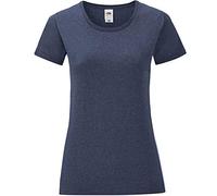 (S, Heather Navy) Fruit Of The Loom Mens Iconic T-Shirt