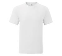 Fruit of the Loom iconic T-shirt, sizes S - 5XL, White, S