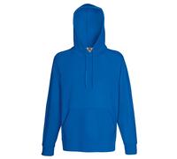 Fruit of the Loom Men's Lightweight Hooded Sweatshirt Hoodie (240 GSM) in Royal | Size: Small Fruit Of The Loom Royal S