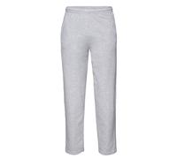 (M, Heather Grey) Fruit of the Loom Mens Lightweight Jogging Bottoms