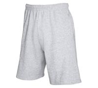 Fruit of the Loom Men's Lightweight Shorts, Heather Grey, Small