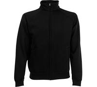 Fruit of the Loom Men's Long - regularSweatshirt - Black - Black - Small