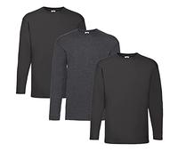 Fruit of the Loom Men's Long-Sleeved Valueweight Tee Sports Top, Matt, M