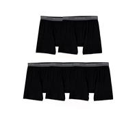 Fruit of the Loom Men's Micro Stretch Boxer Briefs, Designed to Move with You, Lightweight & Moisture Wicking, 5 Pack-Black, S (Pack of 5)