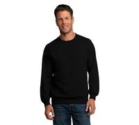 Fruit of the Loom Men's Moisture Wicking Eversoft Fleece Sweatshirt Black 4X-Large