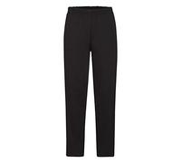 Fruit of the Loom Men's Open-Hem Classic Jog Pants, Opaque, Relaxed, Black, Medium