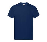 (4XL, Navy) Fruit of the Loom Mens Original Heather T-Shirt