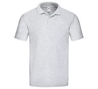 (2XL, Grey Heather) Fruit of the Loom Mens Original Polo Shirt