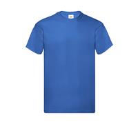 Fruit of the Loom Mens Original Short Sleeve T-Shirt - Blue Cotton - Size 3XL
