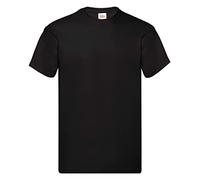 Fruit of the Loom Men's Original T. T-Shirt, Black, X-Large