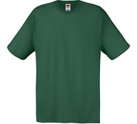 Fruit of the Loom Men's Original T. T-Shirt, Bottle Green, Medium