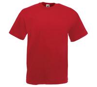 Fruit of the Loom Men's Original T. T-Shirt, Brick Red, Large