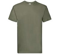 Fruit of the Loom Men's Original T. T-Shirt, Classic Olive, Large