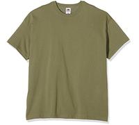 Fruit of the Loom Men's Original T. T-Shirt, Classic Olive, Medium