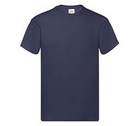 Fruit of the Loom Men's Original T. T-Shirt, Deep Navy, Large