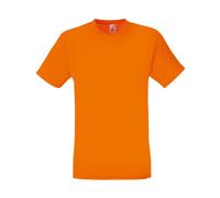 Fruit of the Loom Men's Original T. T-Shirt, Orange, Large