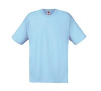 Fruit of the Loom Men's Original T. T-Shirt, Sky, Large