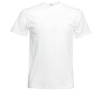 Fruit of the Loom Men's Original T. T-Shirt, White, Medium